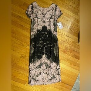 Embroidered gown